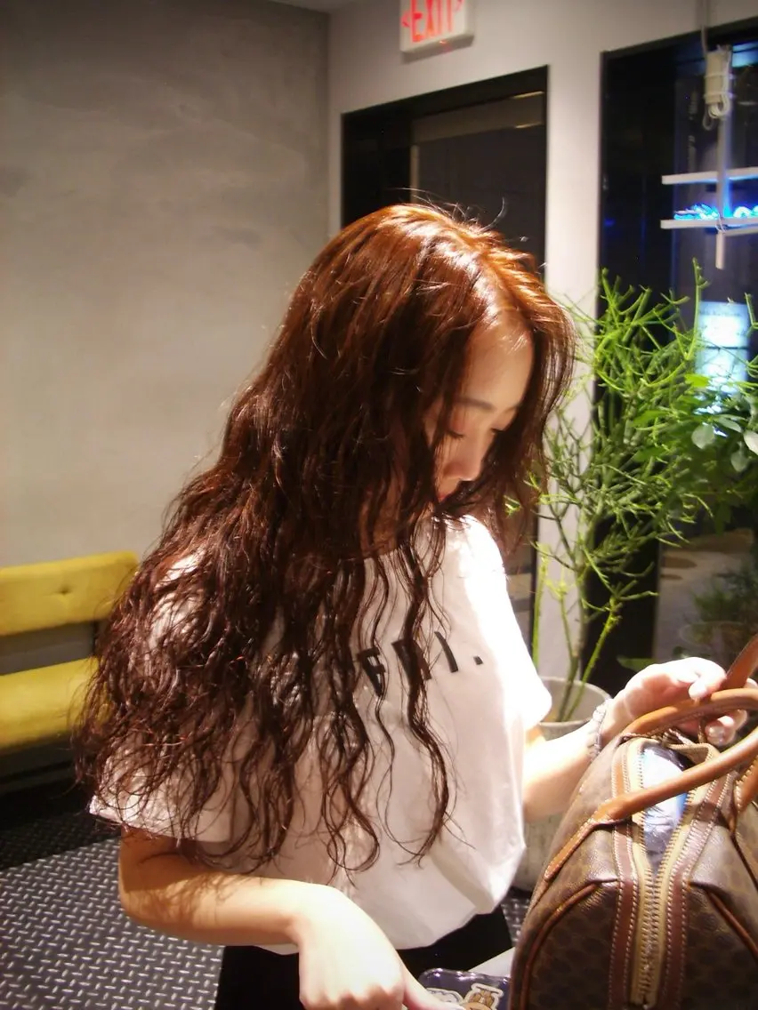 ロング カラー パーマ ヘアアレンジ ヘアカラー トリートメント ヘッドスパ 🌀パーマ　レイヤー ボブ/marinoのヘアスタイル