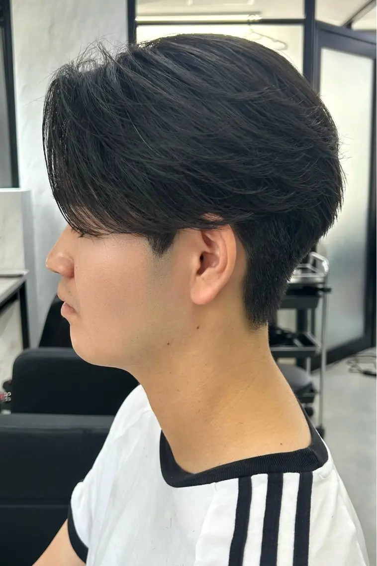 ショート パーマ メンズ カット 縮毛矯正 メンズスタイリスト 前田雄輝のヘアスタイル