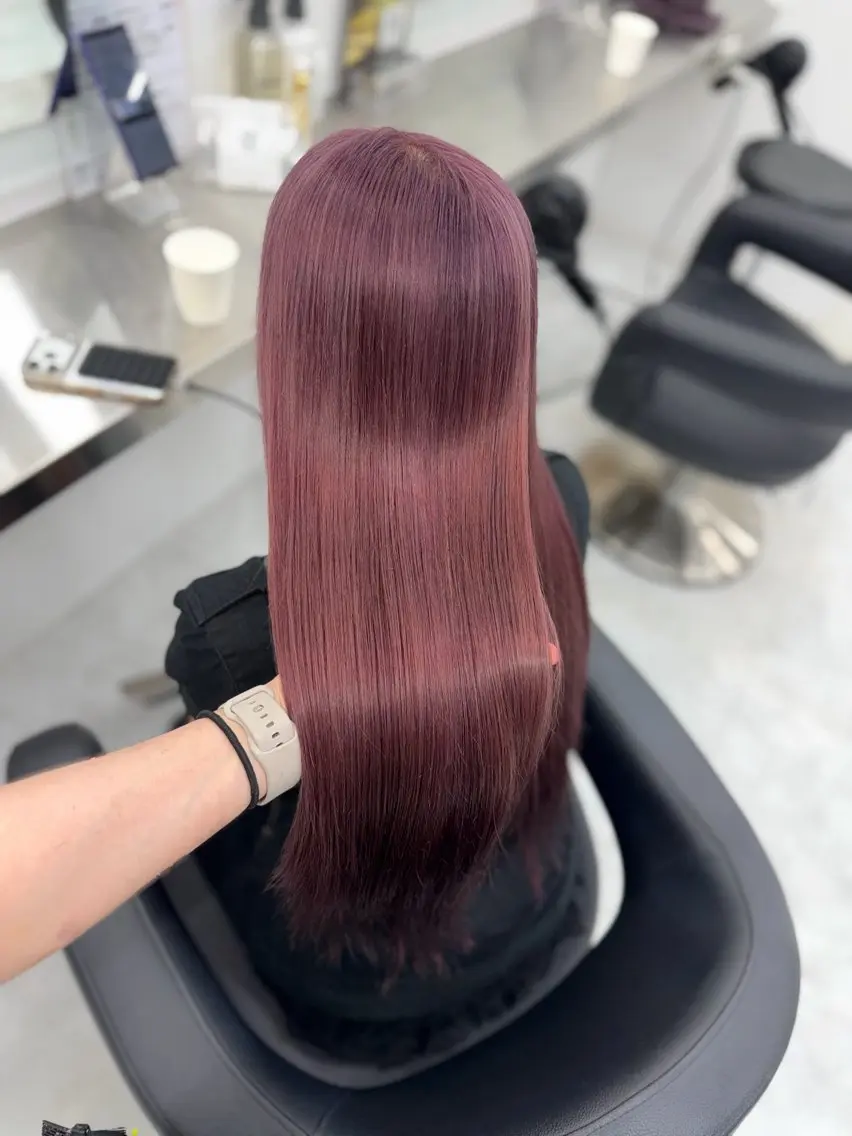 カラー ヘアカラー トリートメント 透明感ベージュ🎀 Anju/渋谷🎀のヘアスタイル
