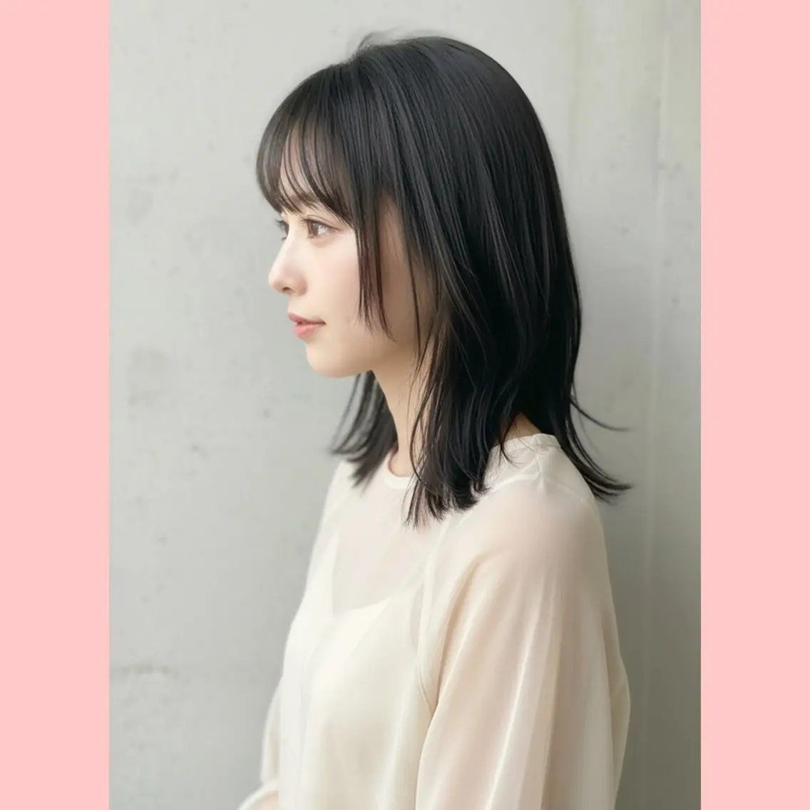 【土日祝日はこちら】🍃大人気No.1メニュー🍃似合わせカット+透明感カラー+髪質改善ファルジュアトリートメント🫧の写真
