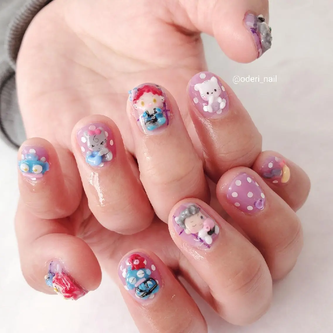 ネイル アートネイル ジェルネイル おで@ oderi_nailのネイルデザイン
