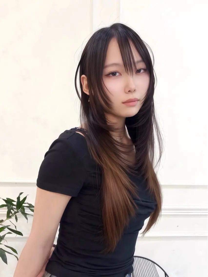 ロング レイヤーカット Maison HALU宮本 楓のヘアスタイル
