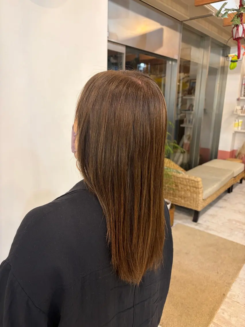 カラー ヘアカラー ヘッドスパ plaatje ひかるのヘアスタイル