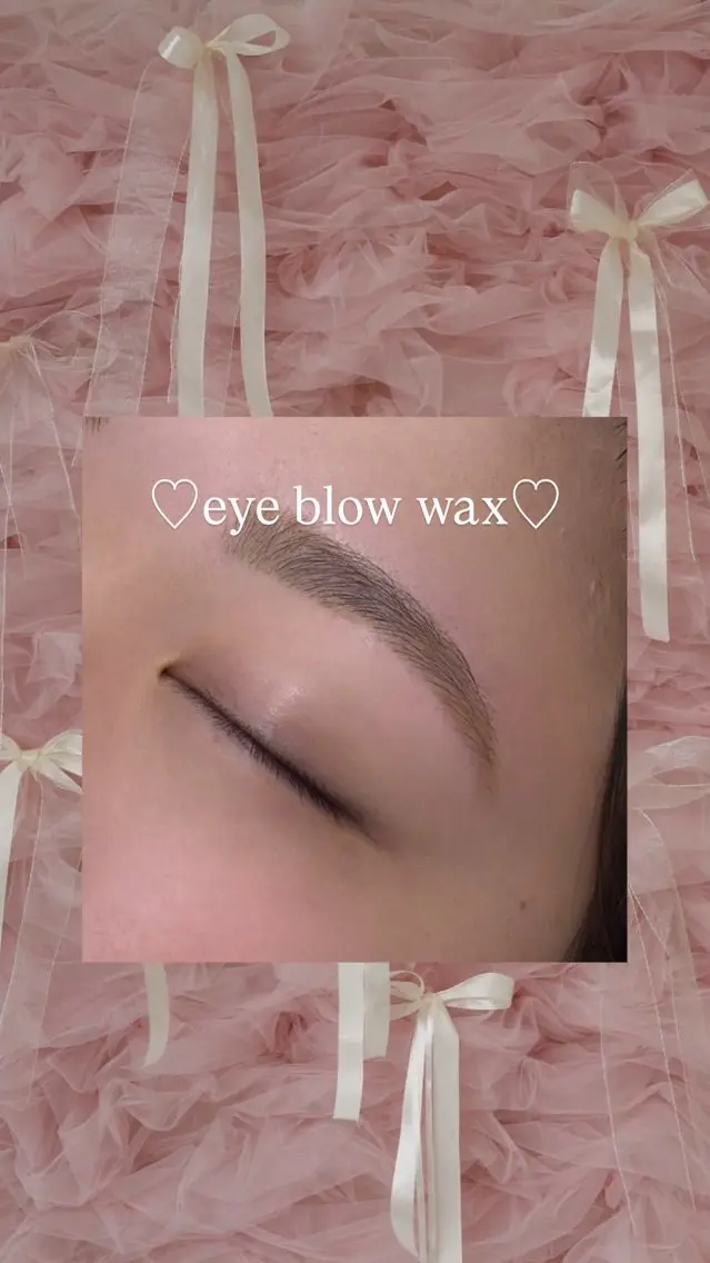 アイブロウ 眉毛ワックス脱毛 🫧かいり🌷韓国 まつ毛🪽天王寺のヘアスタイル