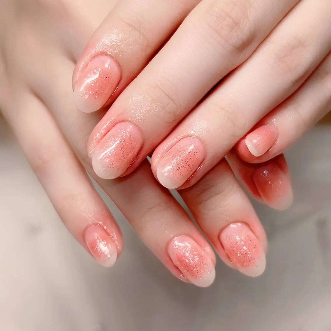 ネイル オフィスネイル ワンカラーネイル 春ネイル ハンドネイル Cute Tips nailのネイルデザイン