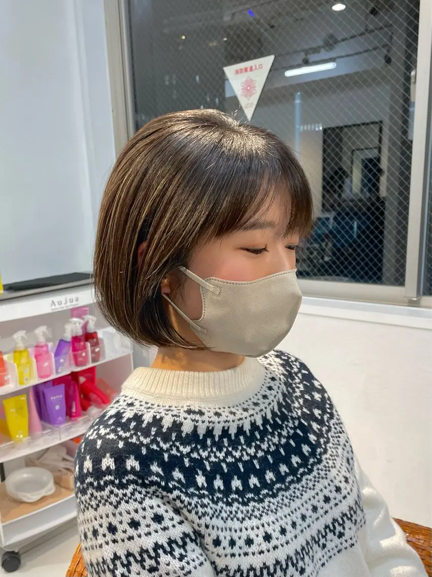 ショート たかしな けいなのヘアスタイル