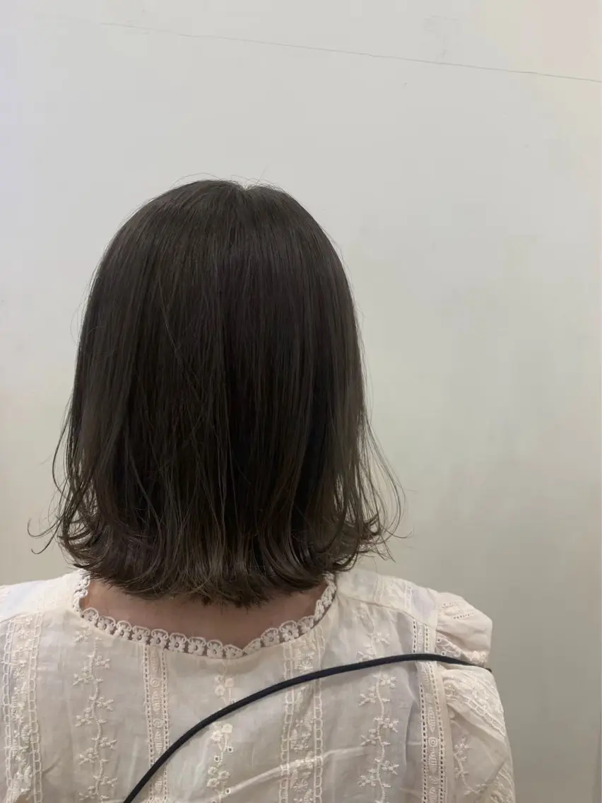 ミディアム 韓国ヘア ‎⟡.·KANA🐥のヘアスタイル