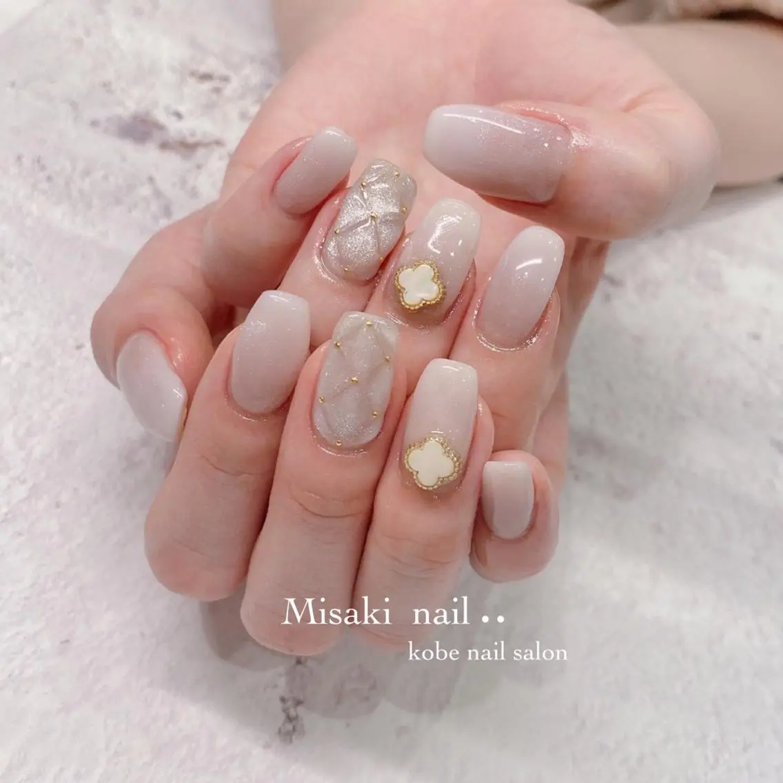 ネイル 韓国ネイル ワンホンネイル ハンドネイル nailsalon miinailsのネイルデザイン