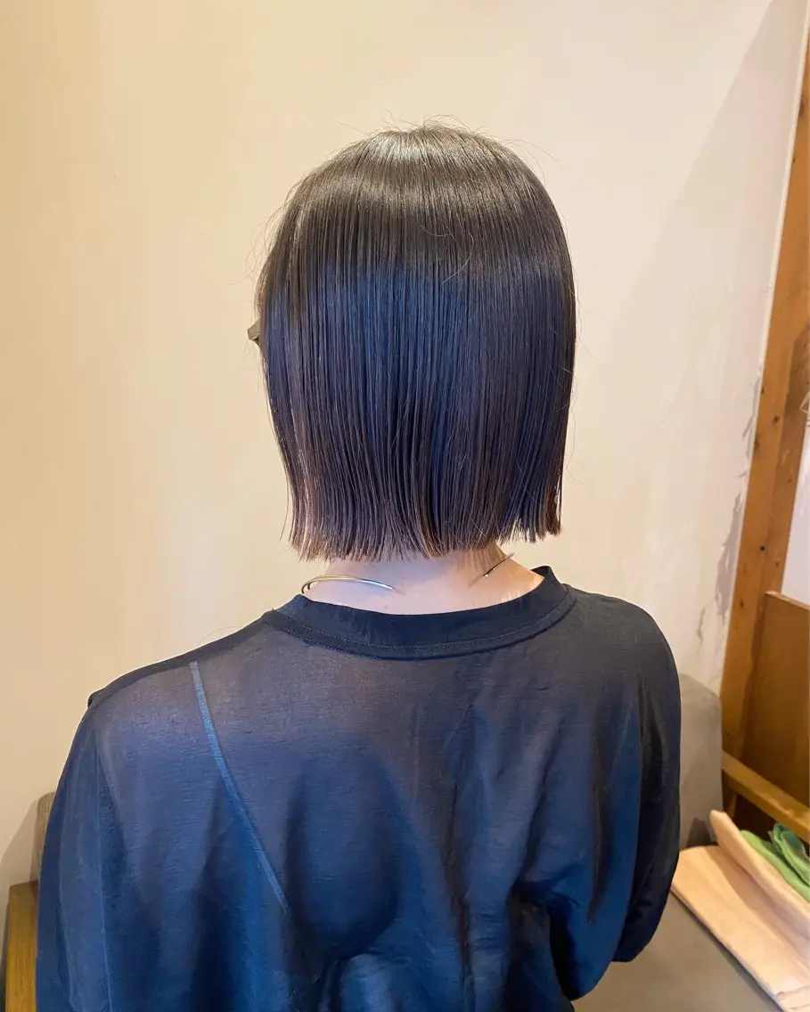ミディアム カラー カット ヘアカラー トリートメント ENIF ヤマグチアツコのヘアスタイル