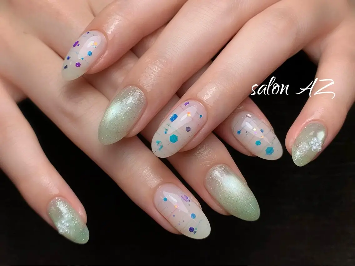 ネイル オフィスネイル ハンドネイル salon AZのネイルデザイン