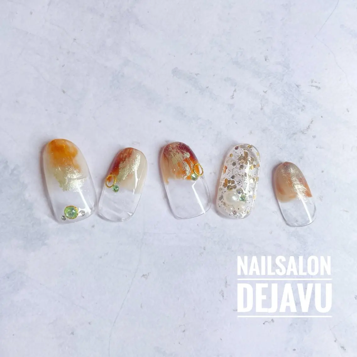 ネイル ハンドネイル Nail salon Dejavu 🌿のネイルデザイン