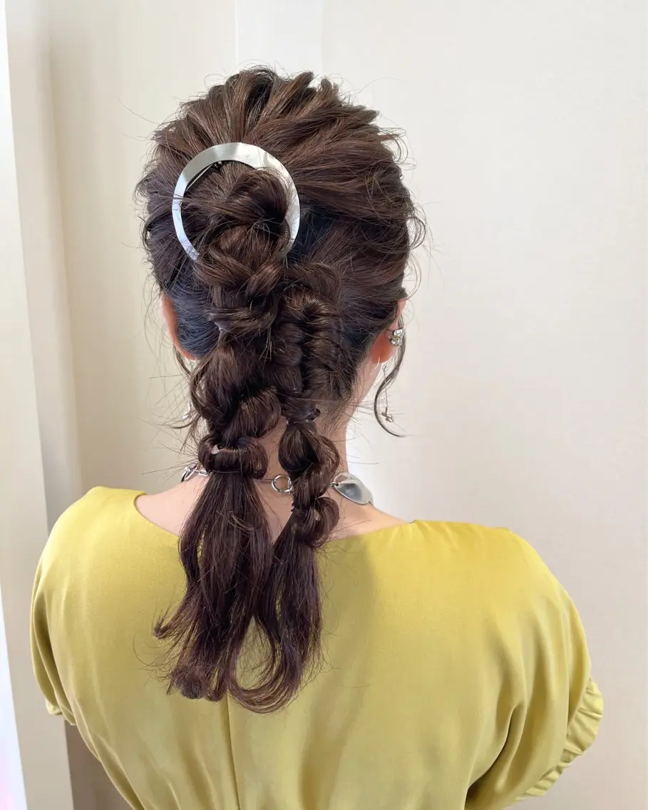 ヘアアレンジ ヘアセット サソウ ユリエ🥥のヘアスタイル