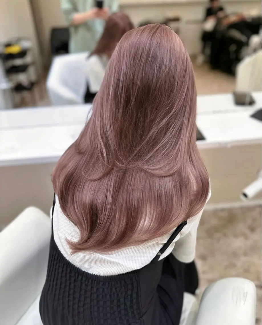 ロング カラー むっちー/超高濃度 水素髪質改善サロンのヘアスタイル