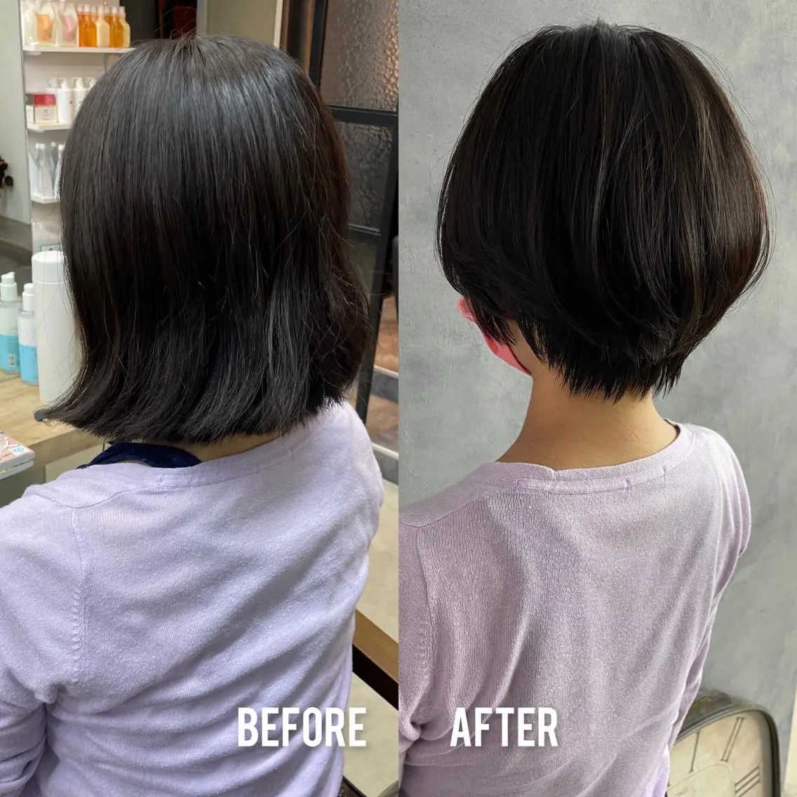 ショート ショートヘア 黒田 優衣のヘアスタイル