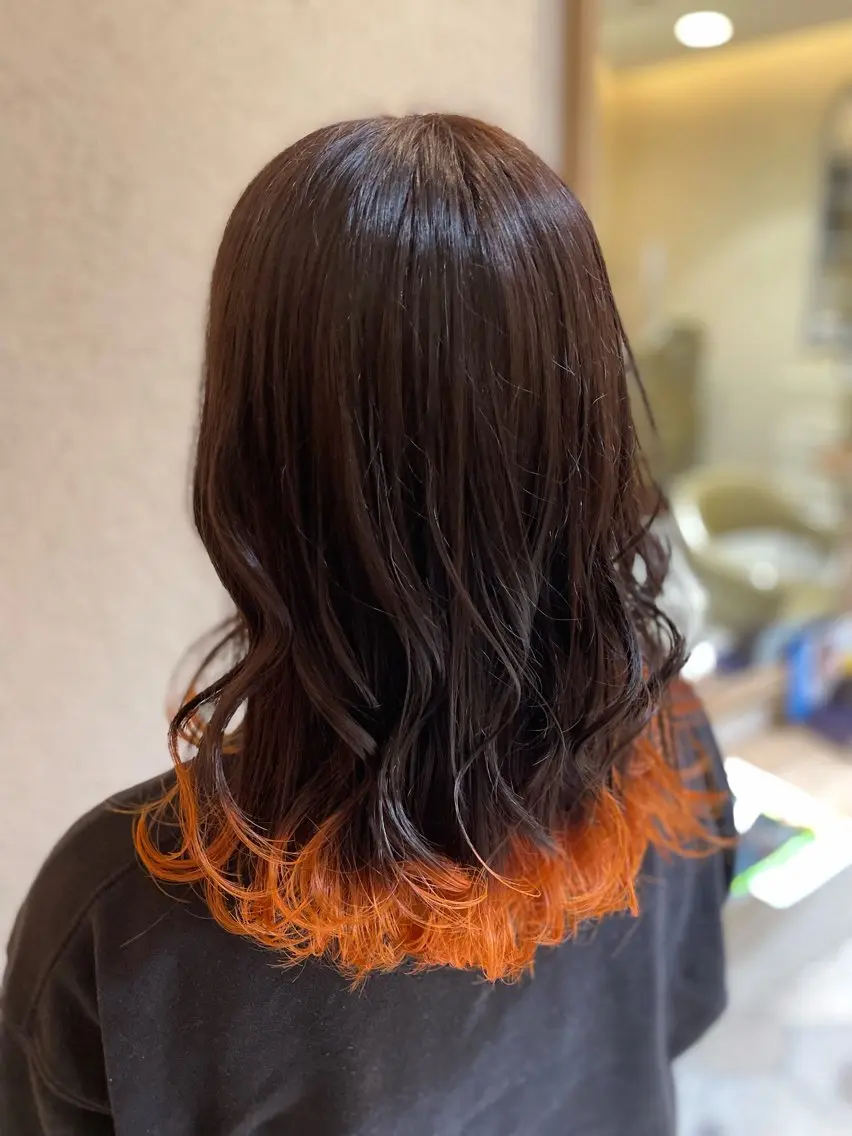 セミロング カラー アトリエMIHO 永田のヘアスタイル