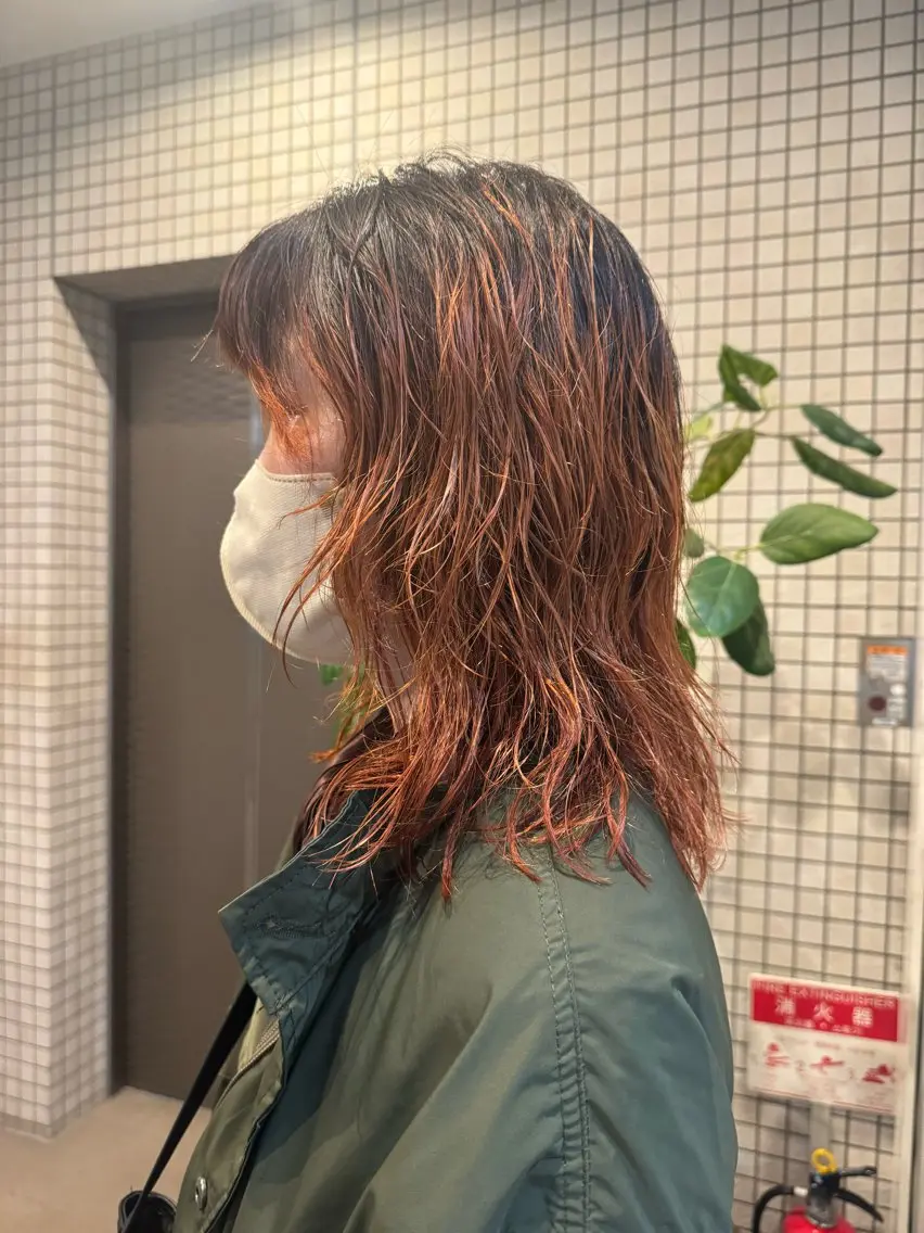 ミディアム ヘアカラー 透明感カラー🪡🤍 nanao🤍🪡のヘアスタイル