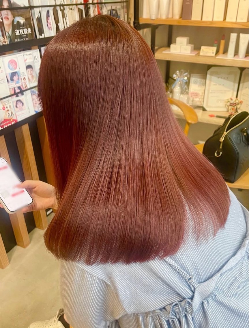 カラー カット ヘアカラー 透明感ツヤカラー🫧 yuchikaのヘアスタイル
