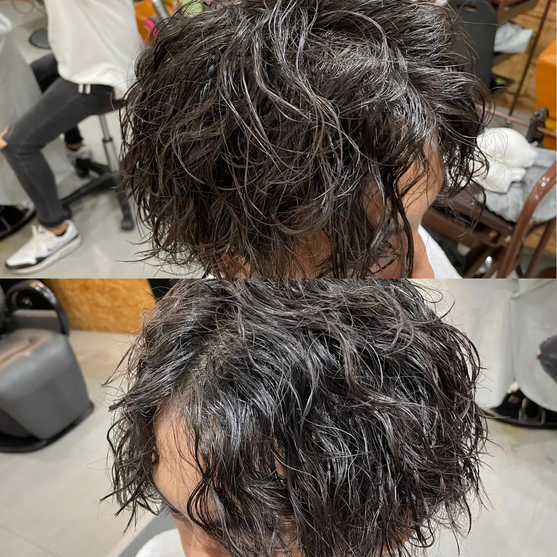 メンズ メンズパーマ かんばら りょーいのヘアスタイル