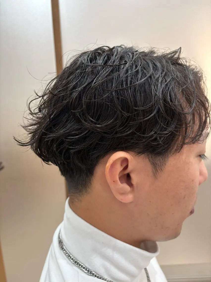 パーマ メンズ ✨髪質改善カラー✨ 赤味除去カラー/理久のヘアスタイル