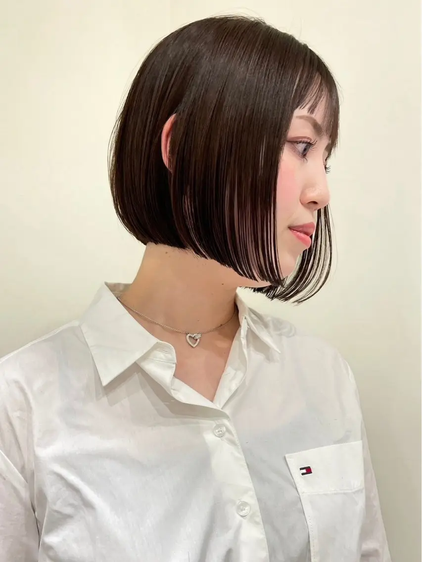 ショート ショートボブ ボブ 髪質改善 レイヤーカット ショートヘア 市毛 結菜のヘアスタイル