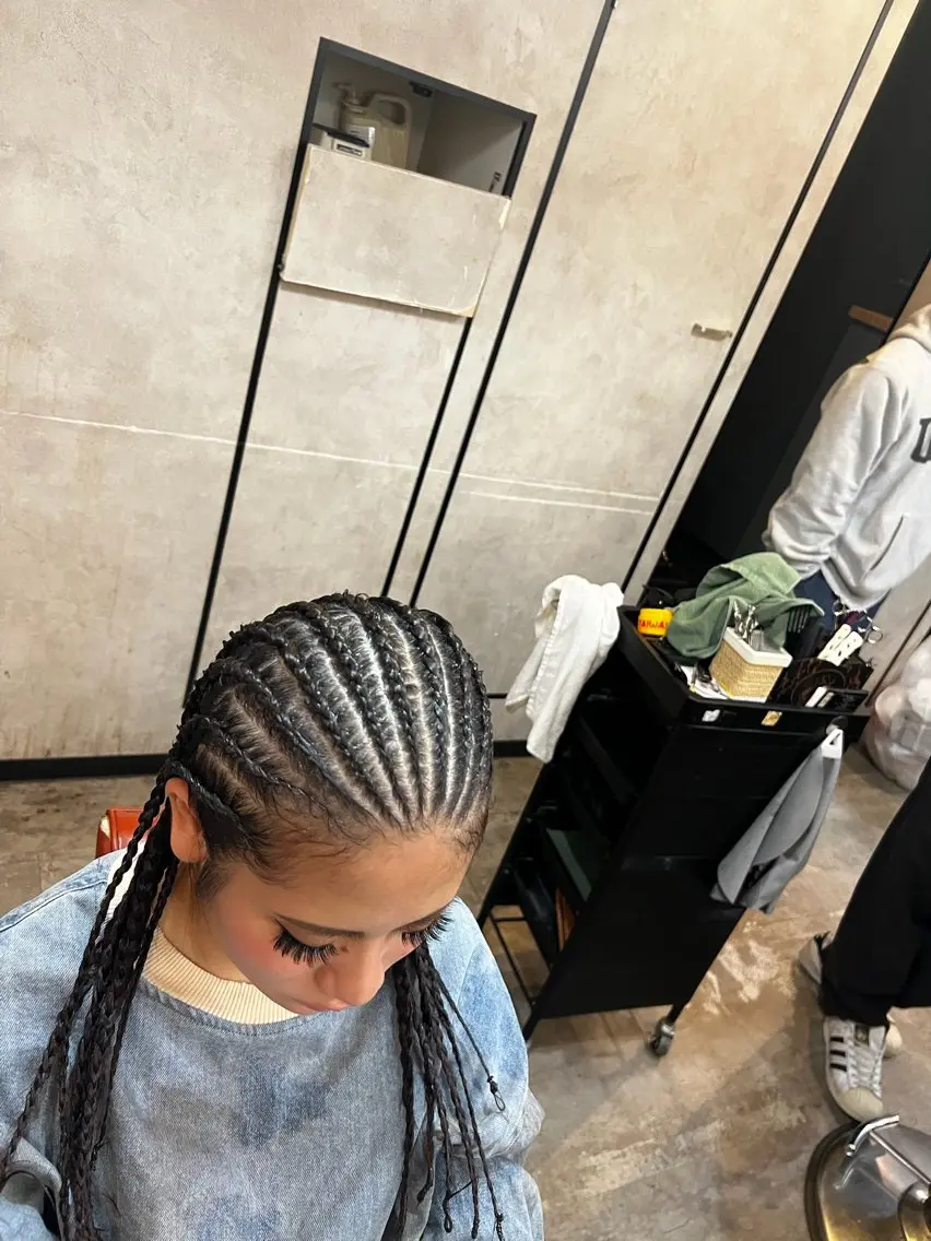 ロング カット trace こはくのヘアスタイル