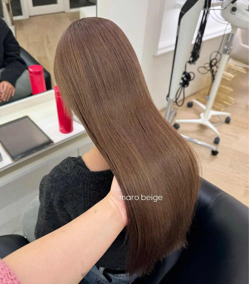 セミロング カラー ヘアカラー Parve Mix/ 平 奈果🎀のヘアスタイル