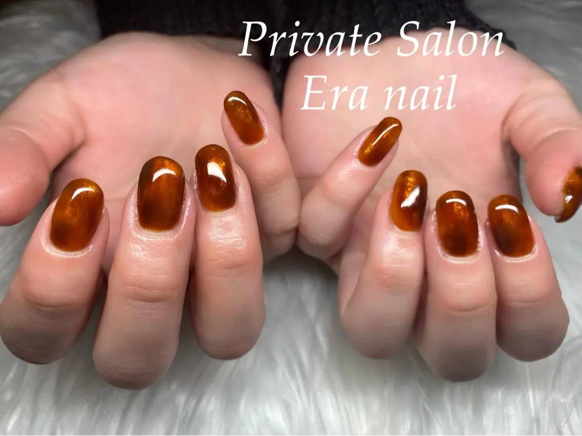 ネイル べっ甲ネイル Era nailのネイルデザイン
