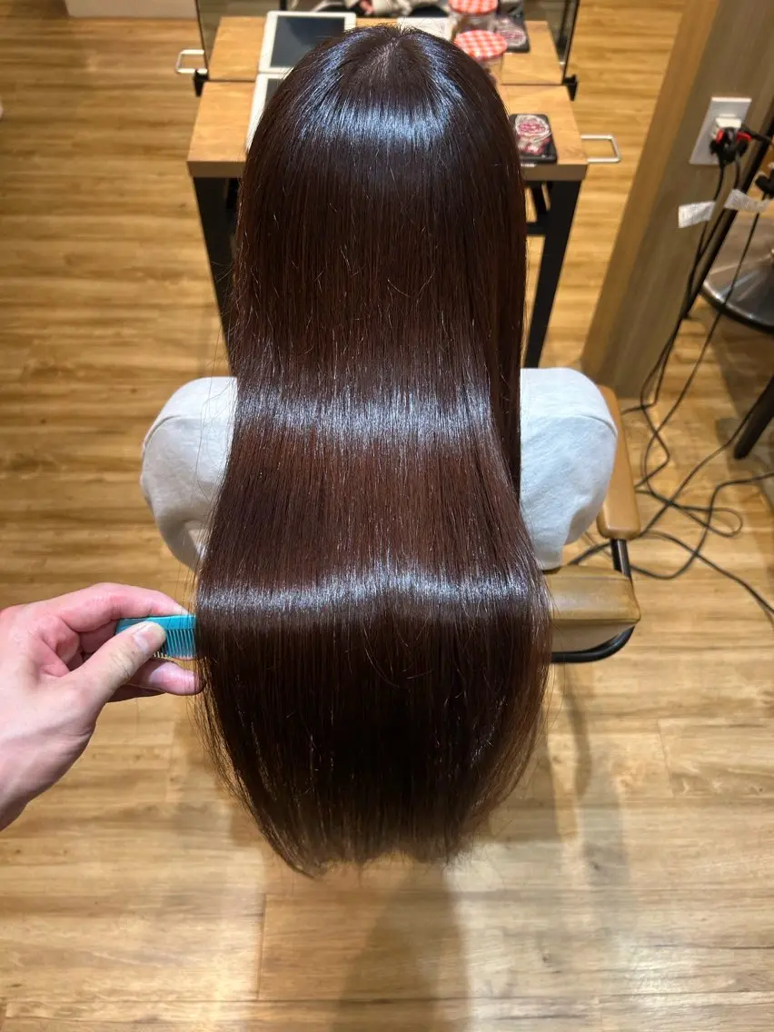 似合わせカット+最新透明感カラー+N.ケラリファイントリートメント✨の写真