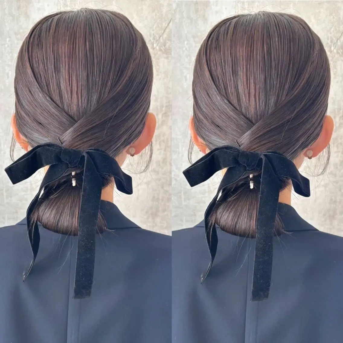 セミロング ヘアアレンジ ヘアセット ヘアメ🎀ハイトーン 🩵エクステ🪄しほのヘアスタイル