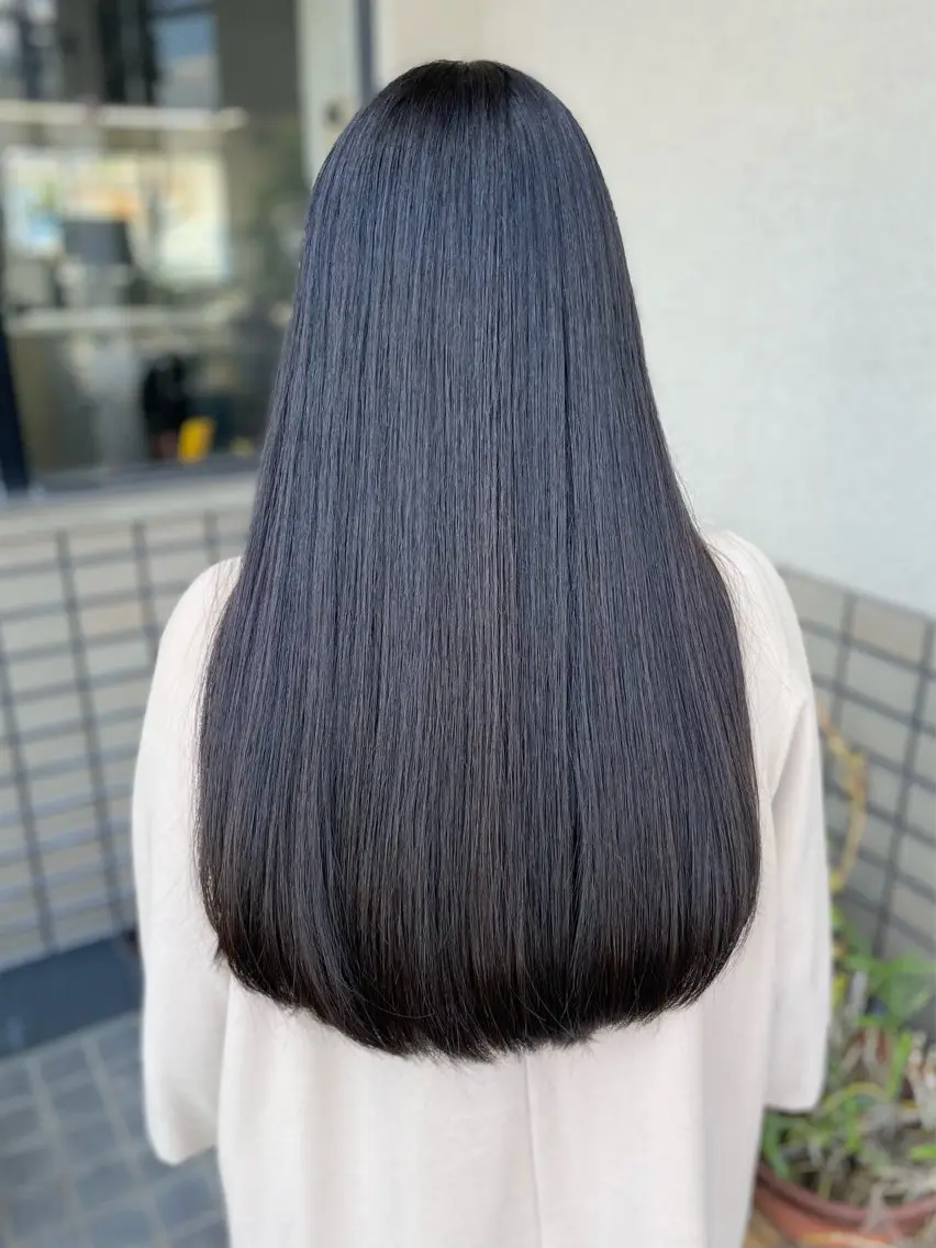 ロング ロング カット 沢田 瞳のヘアスタイル