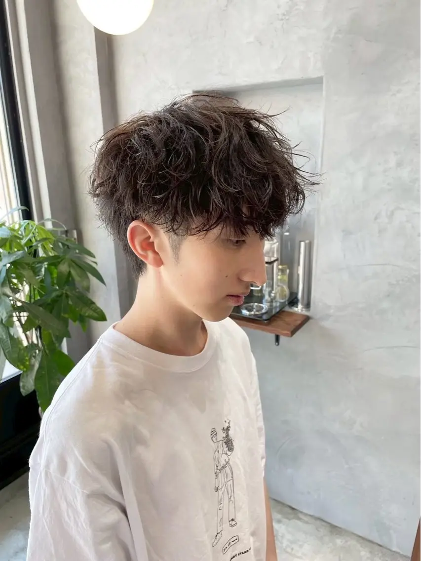 【メンズ限定】カット+シャドウパーマの写真
