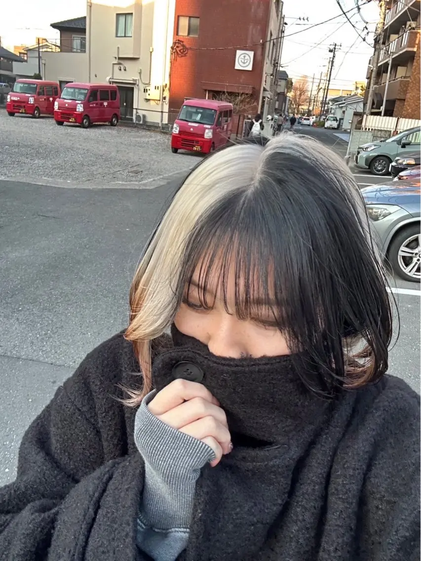 ミディアム ヘアカラー トリートメント ピンク🌸/暖色/ ブリーチ/横浜/金光のヘアスタイル