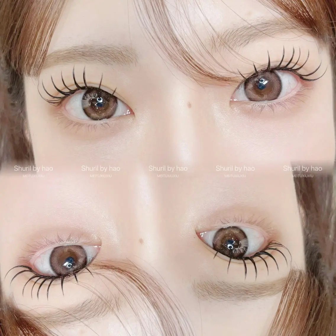 自まつ毛の負担軽減✨フラットラッシュ👀100本 恵比寿/渋谷/マツエクの写真