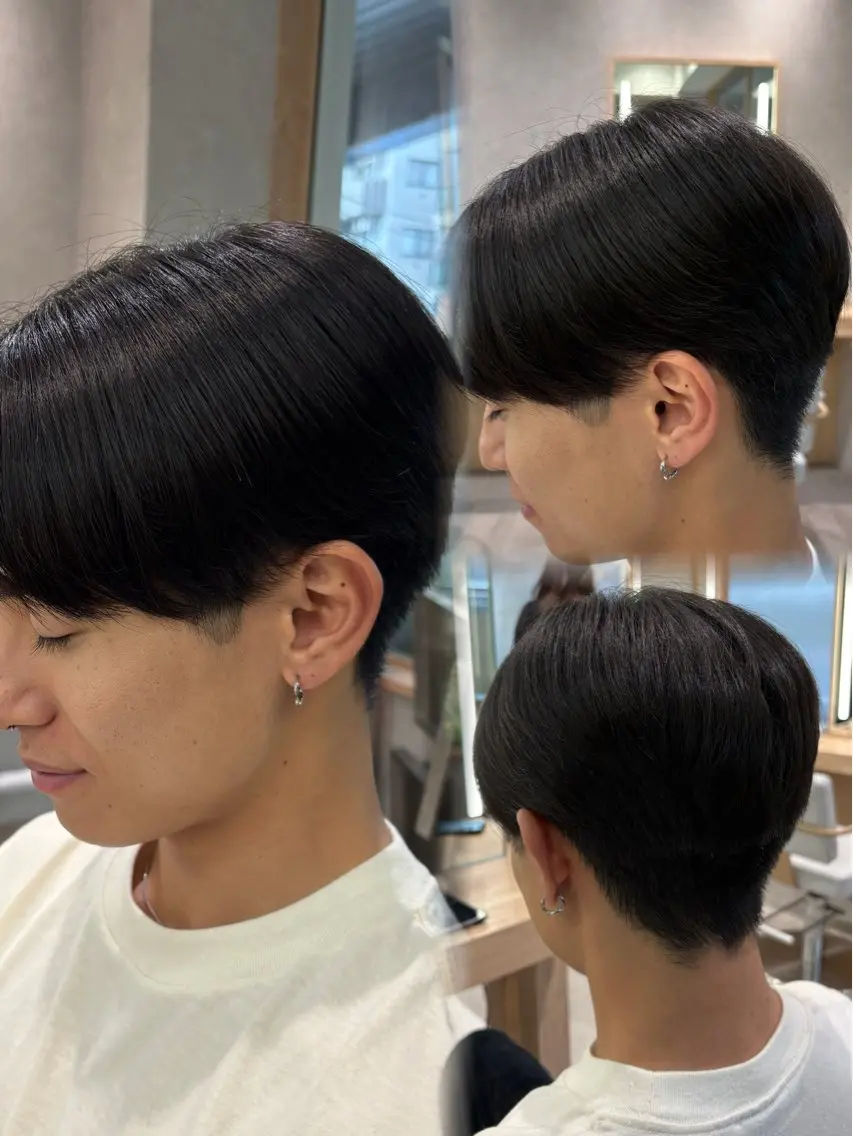 【メンズ/ナチュラル向け🌙】カット➕縮毛矯正➕プレトリートメント 180分の写真