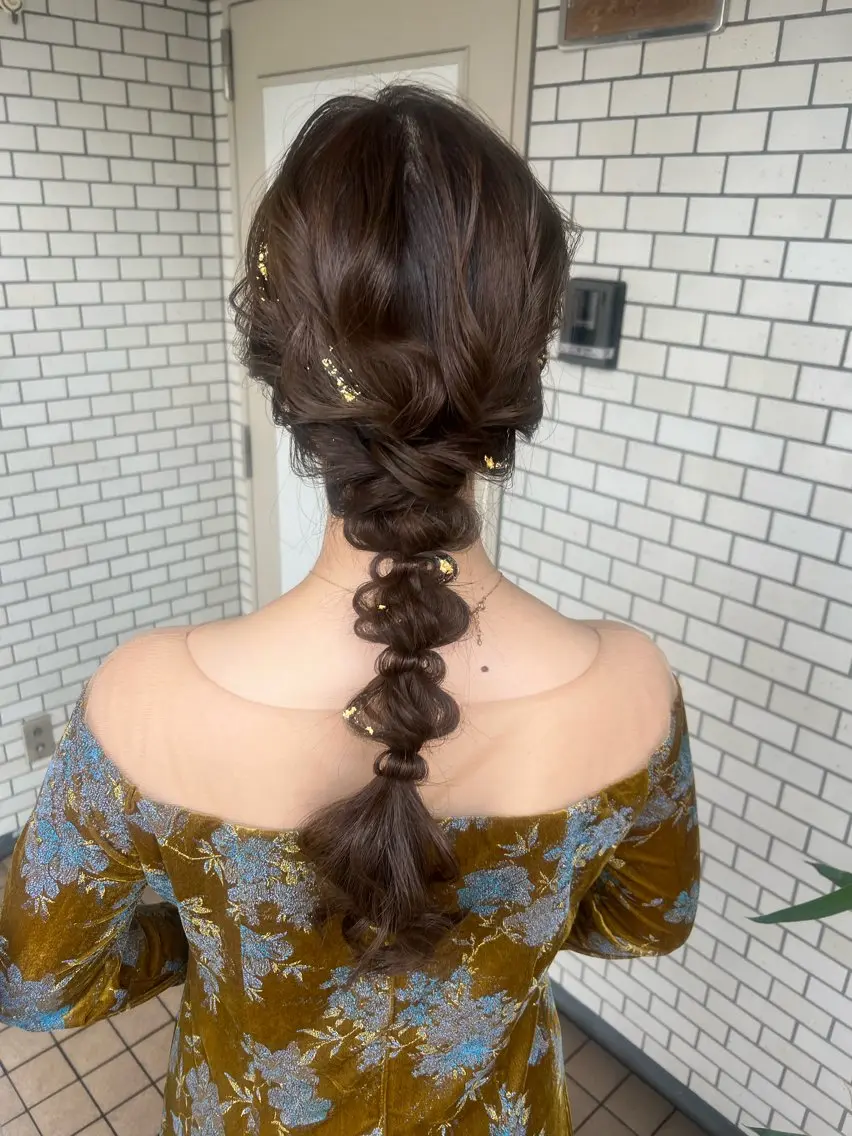 ヘアアレンジ ヘアセット 大人可愛いヘアメイク 💋🧚♀️しずかのヘアスタイル