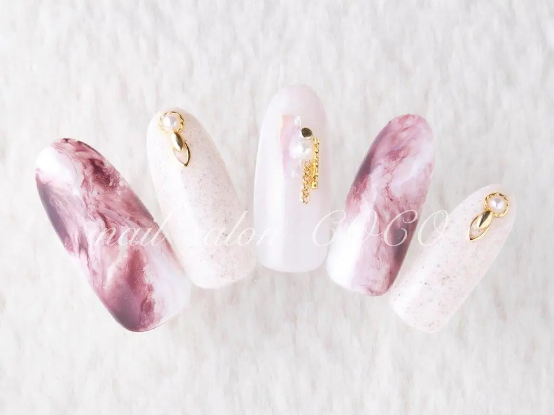 ロング メンズ ネイル マツエク・マツパ nail Berunaのネイルデザイン