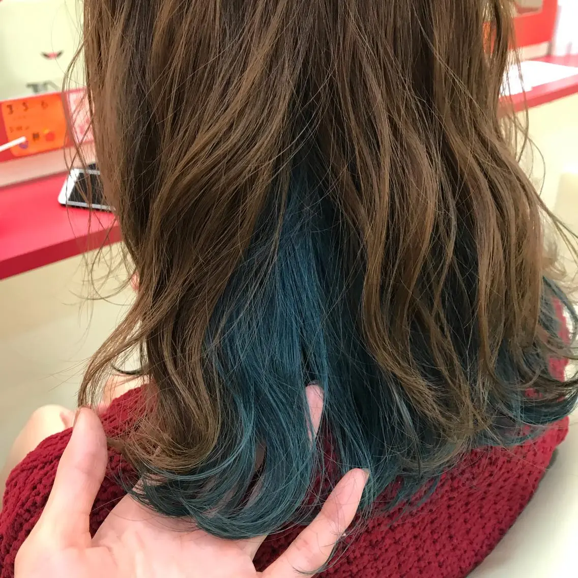 ミディアム カラー 櫻井 なんなのヘアスタイル