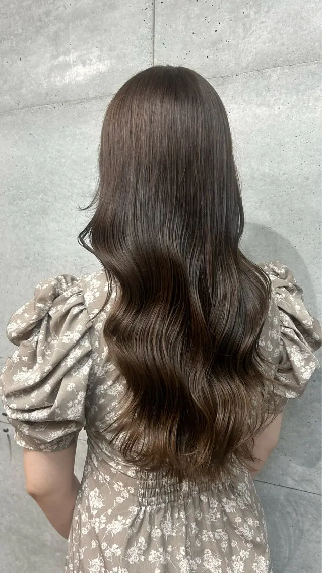 カラー ヘアカラー トリートメント manami/艶髪 /くすみカラーのヘアスタイル