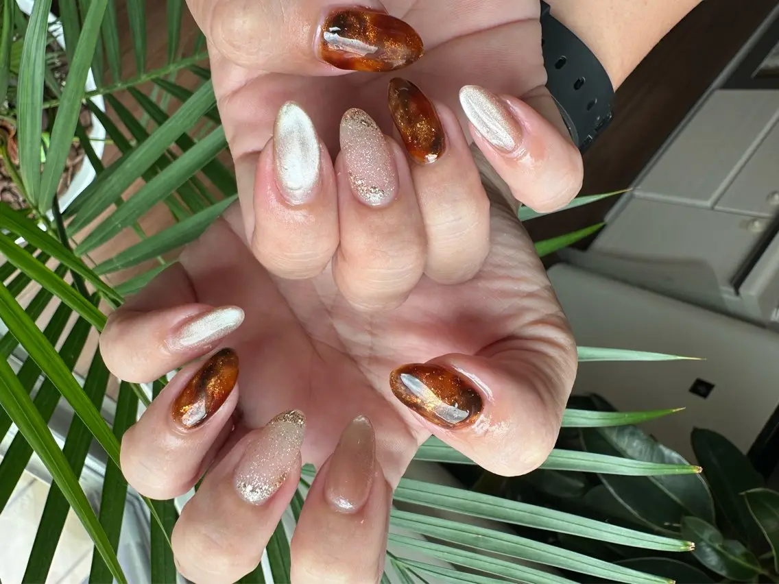 ネイル べっ甲ネイル As nailのネイルデザイン