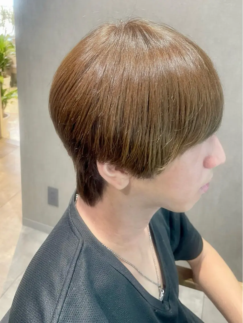 ✨【メンズ限定】🙋🏽♂️ブリーチ無しカラー➕整え&毛量調整 ※長さは変えられませんの写真