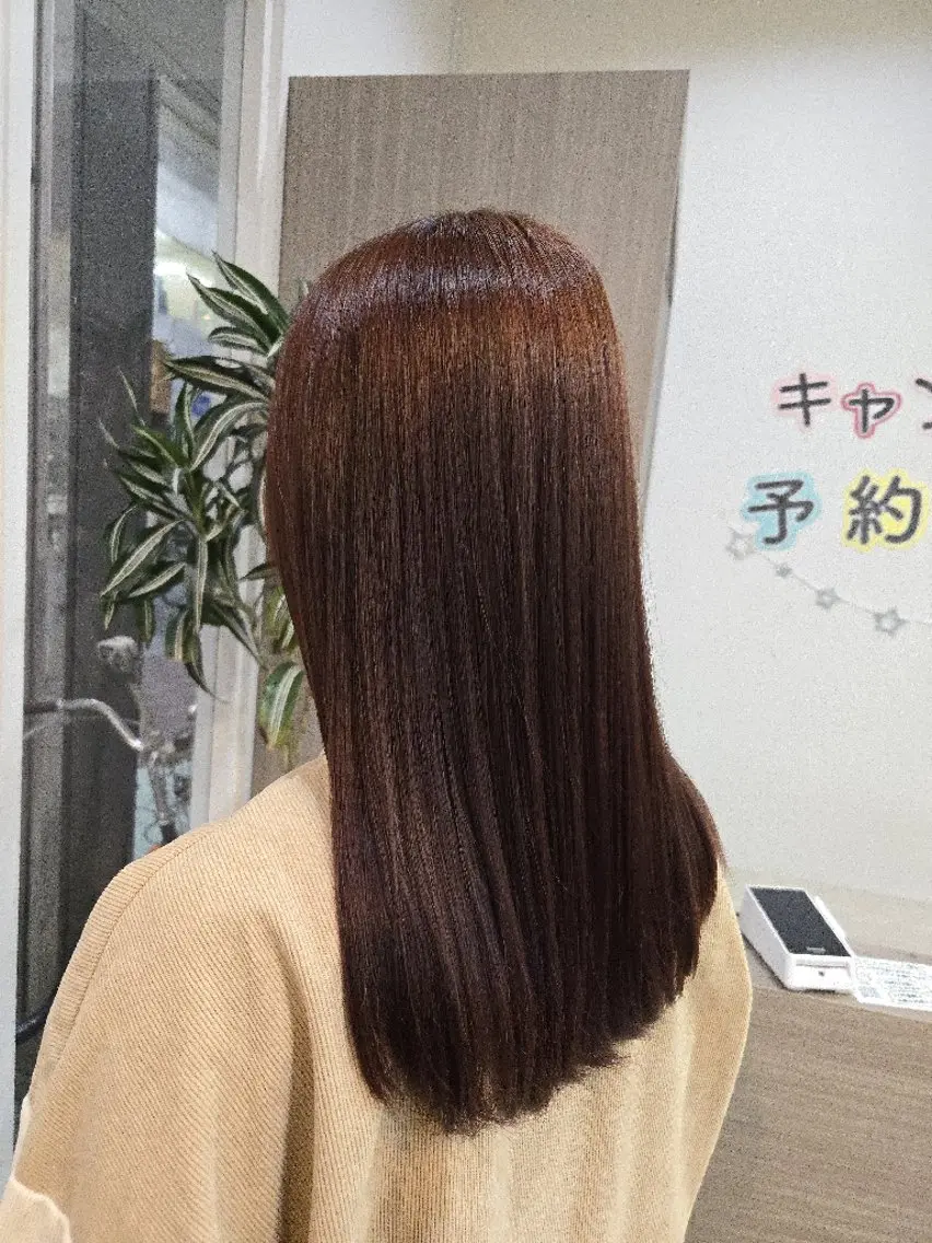 カラー ヘアカラー ヘッドスパ 暖色🍎透明感カラー 🩵小林かりんのヘアスタイル