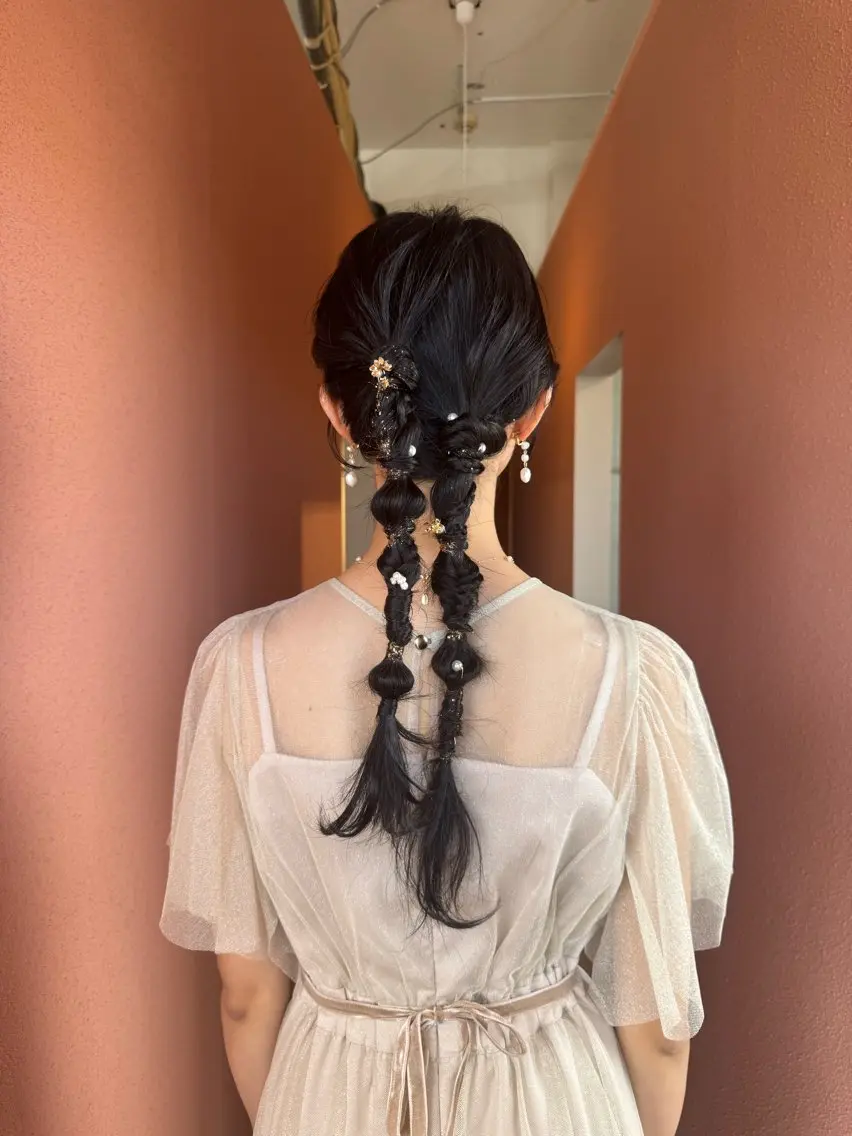 ロング ヘアアレンジ . nanamiのヘアスタイル