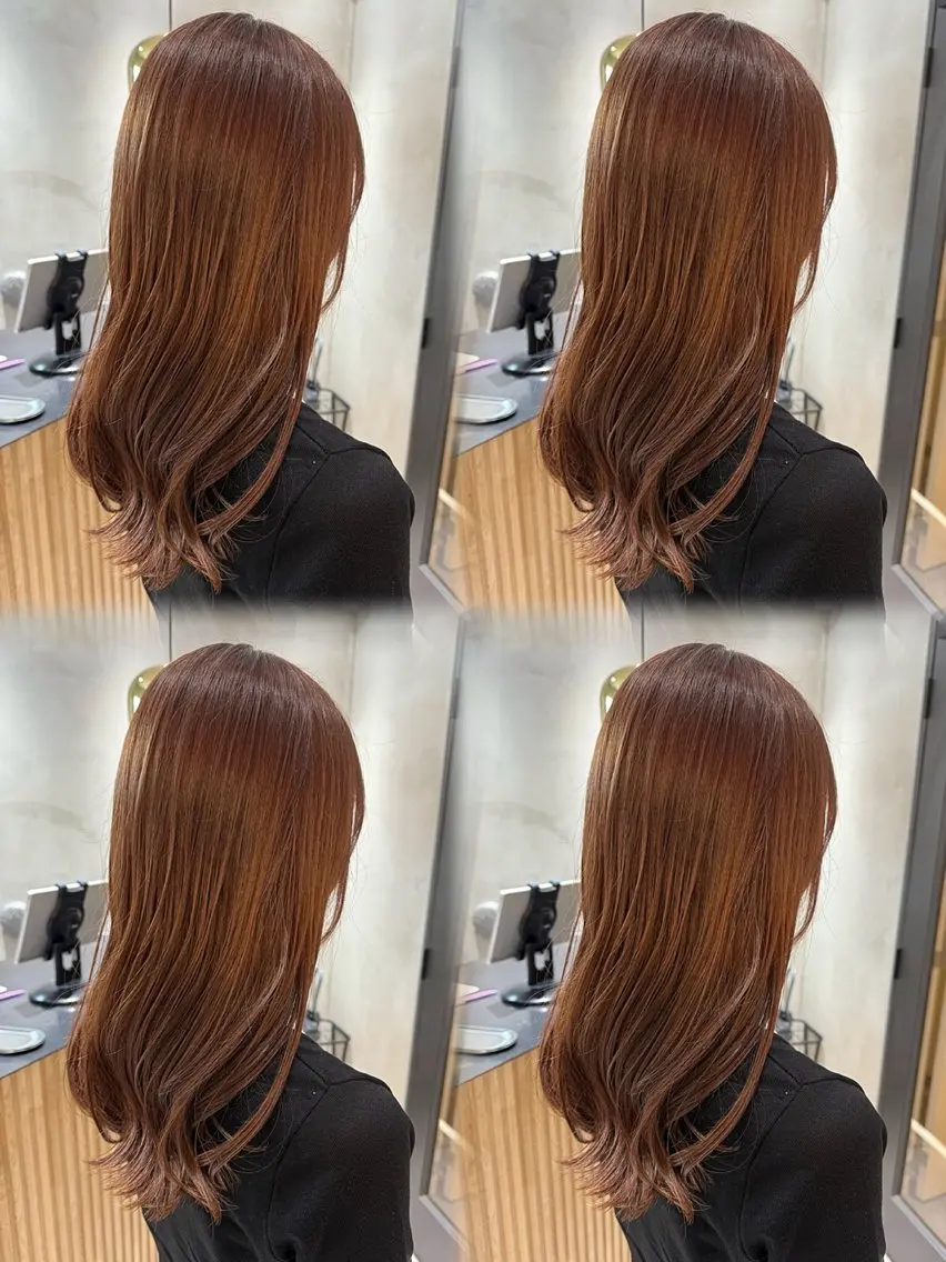 ロング カラー ヘアカラー 透明感カラー meiのヘアスタイル