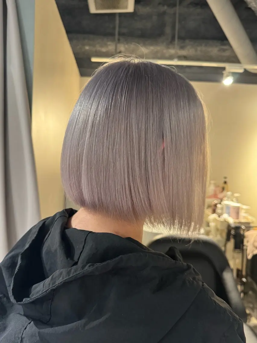 ショート ヘアカラー 韓国🎀中明度カラー リストSAKURAのヘアスタイル