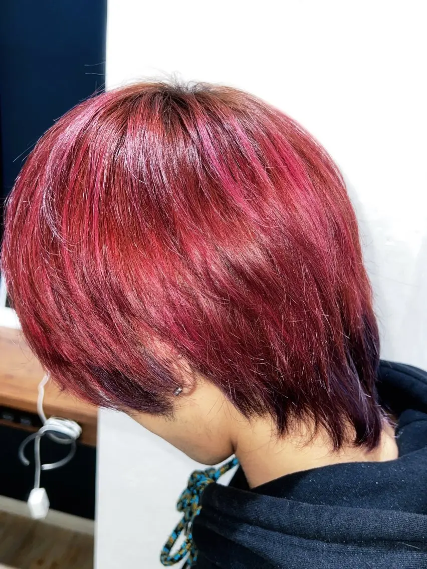 カラー メンズ 水田 芹七のヘアスタイル