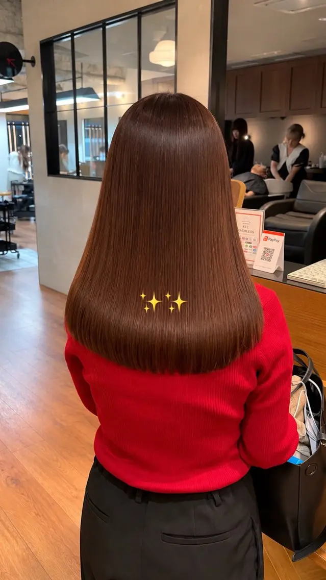 ロング 銀座ボブカラーパーマ misakiのヘアスタイル