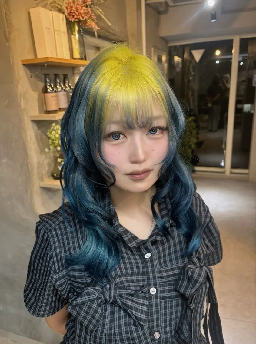 ロング カラー ヘアカラー トリートメント 心斎橋難波/カラー ココロのヘアスタイル