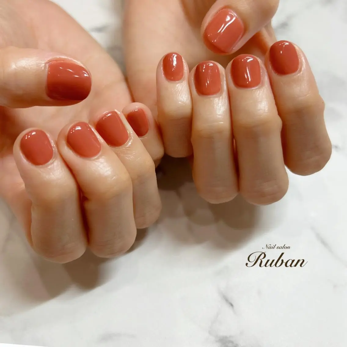 ネイル ワンカラーネイル Nail salon Rubanのネイルデザイン