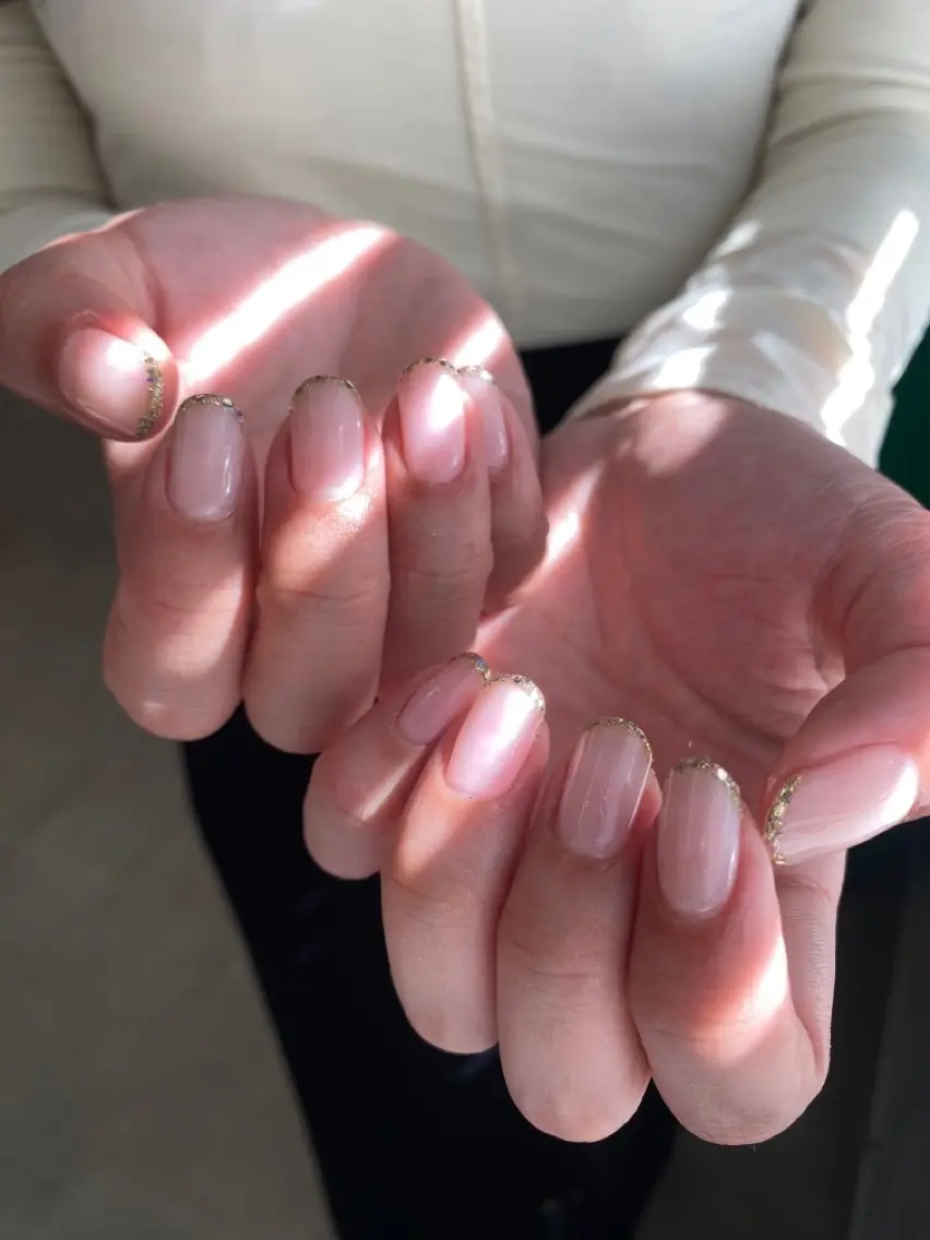 ネイル クリアネイル フレンチネイル chika ／ nailのネイルデザイン