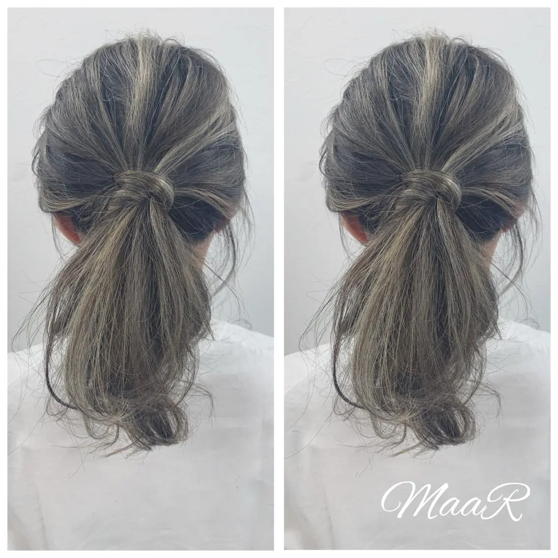 ミディアム カラー Asuka Mabuchiのヘアスタイル